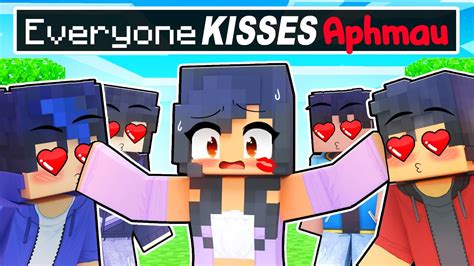 aphmau in love|aphmau kissing.